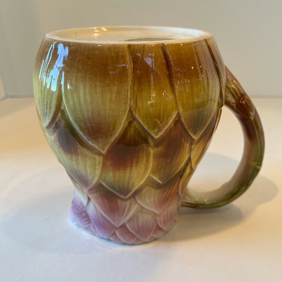 COPY - Vintage Italian Artichoke Ceramic Pitcher Rare Find - Picture 7 of 10